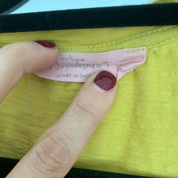 Ann Taylor mustard yellow shirt Size Small - Picture 2 of 2